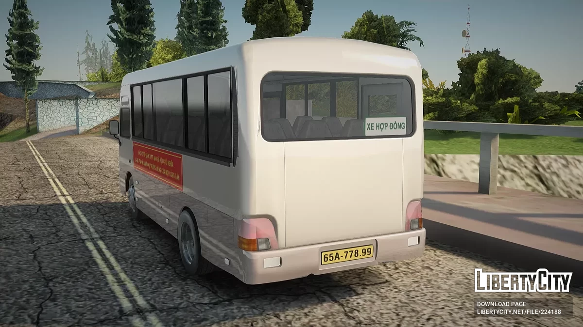 Hyundai County Vietnam Military Bus / GTA San Andreas