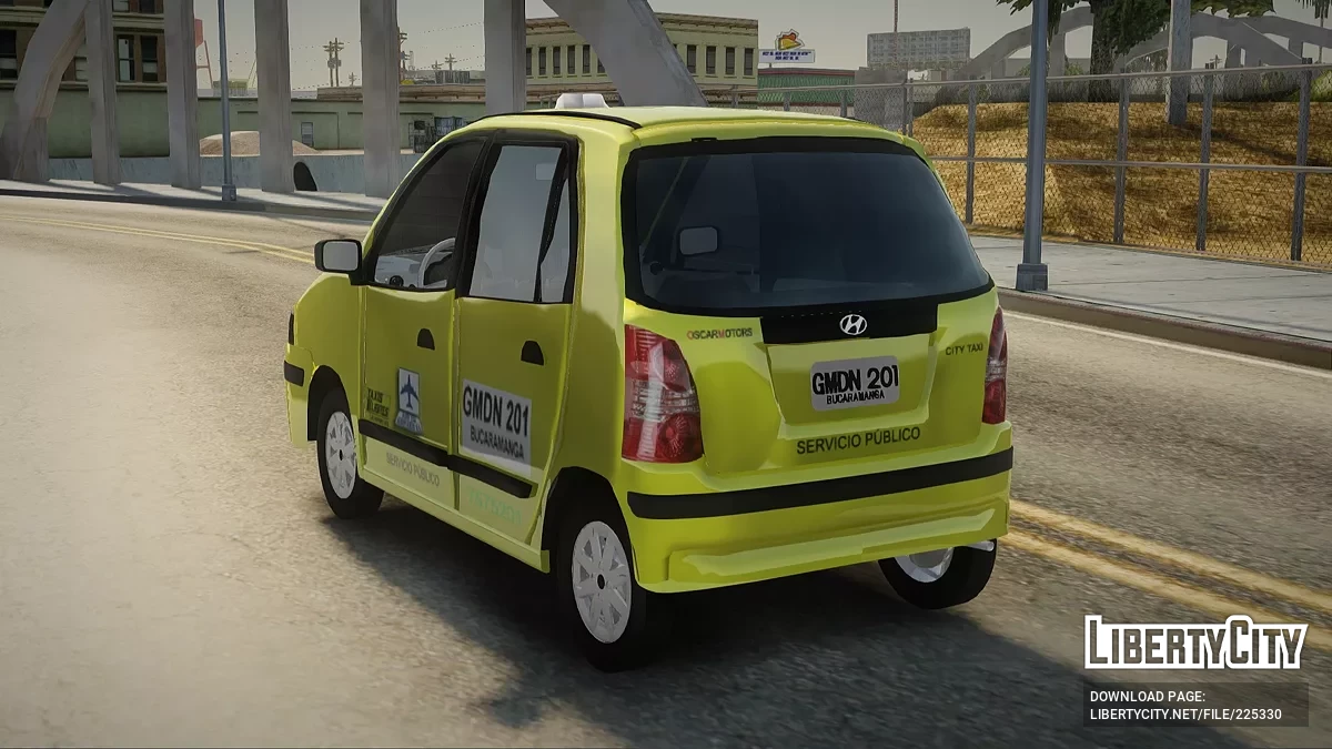 Hyundai Atos Taxi Colombiano / GTA San Andreas