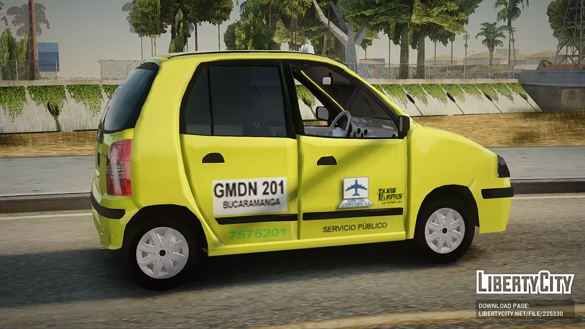 Hyundai Atos Taxi Colombiano / GTA San Andreas