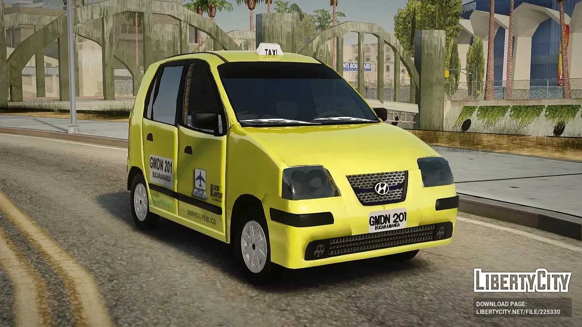 Hyundai Atos Taxi Colombiano / GTA San Andreas