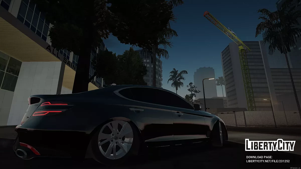 Hyundai Genesis G70 – VIP Протокол Правительства (Иранские Номера) / GTA San Andreas