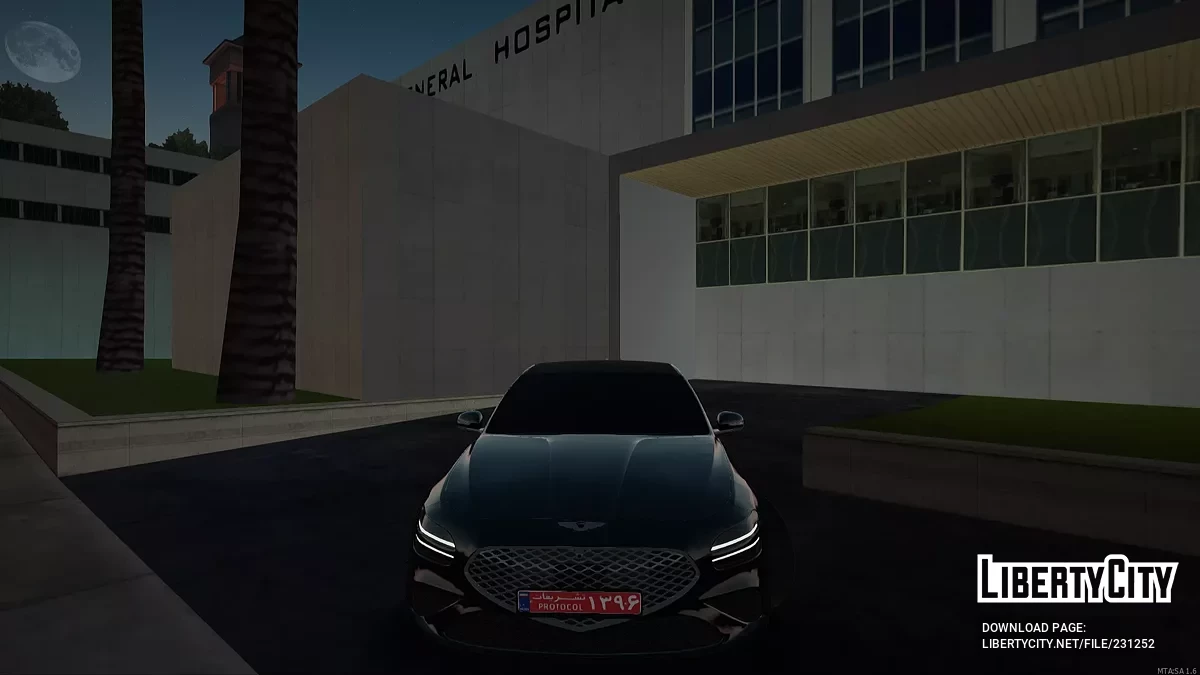 Hyundai Genesis G70 – VIP Протокол Правительства (Иранские Номера) / GTA San Andreas