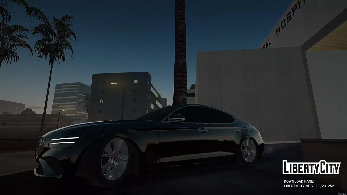 Hyundai Genesis G70 – VIP Протокол Правительства (Иранские Номера) / GTA San Andreas