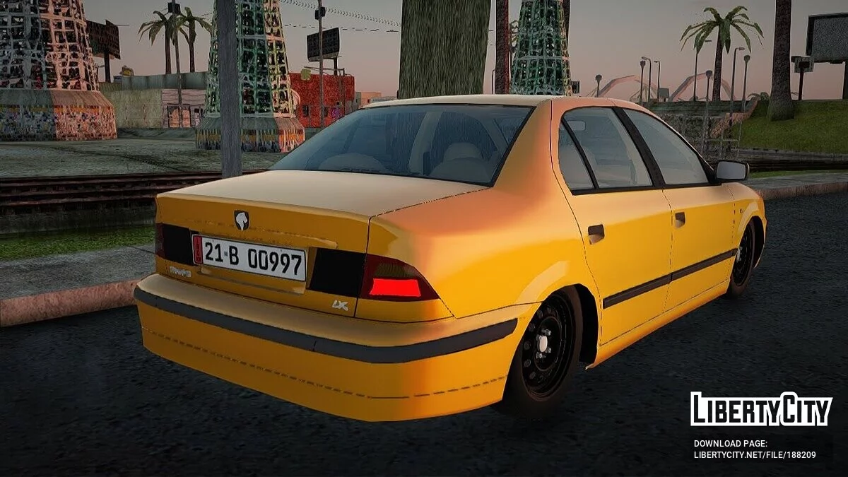 Ikco Samand Taxi Baghdad / GTA San Andreas