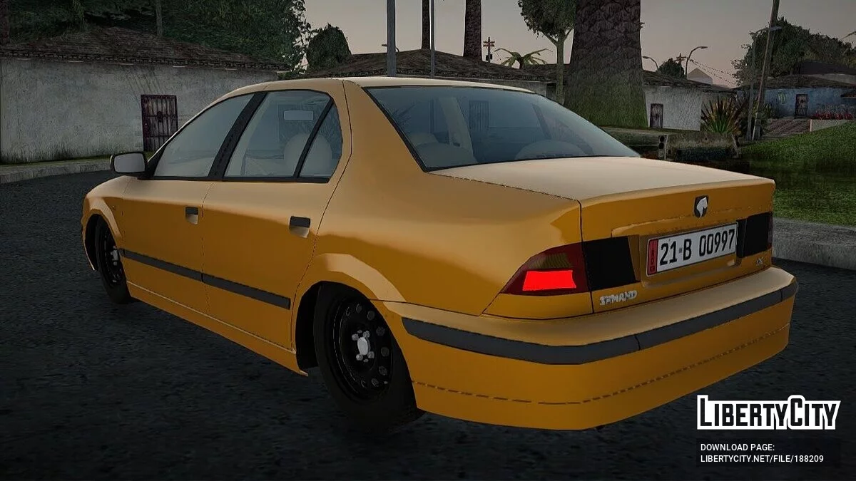 Ikco Samand Taxi Baghdad / GTA San Andreas