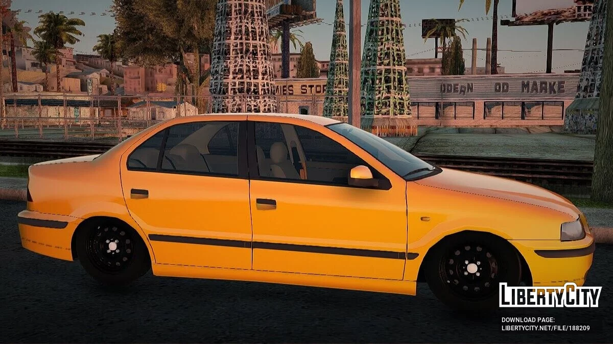 Ikco Samand Taxi Baghdad / GTA San Andreas