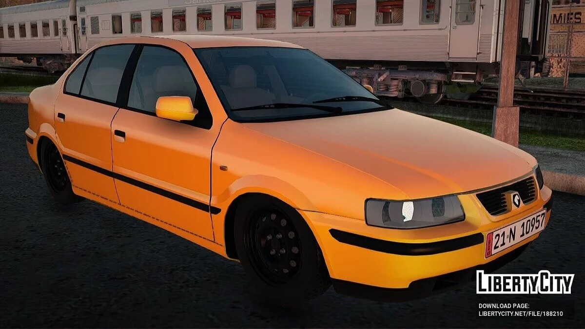 Ikco Samand X7 Taxi Baghdad / GTA San Andreas