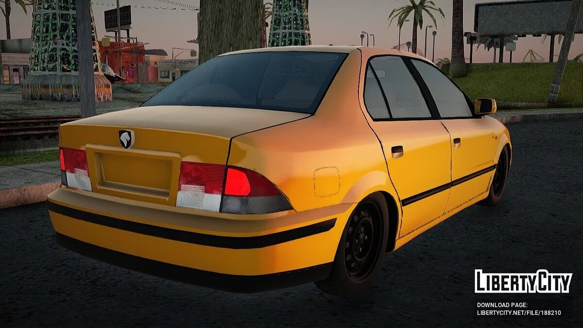 Ikco Samand X7 Taxi Baghdad / GTA San Andreas