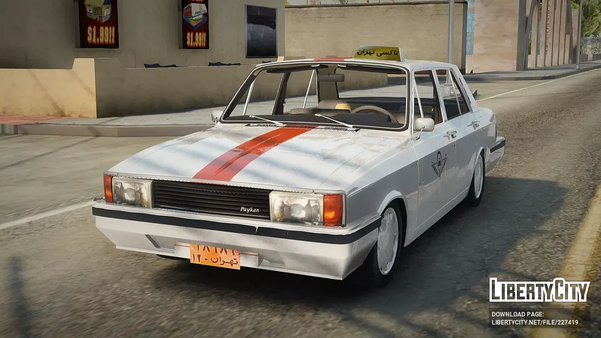 Paykan Taxi Separ Joshan / GTA San Andreas
