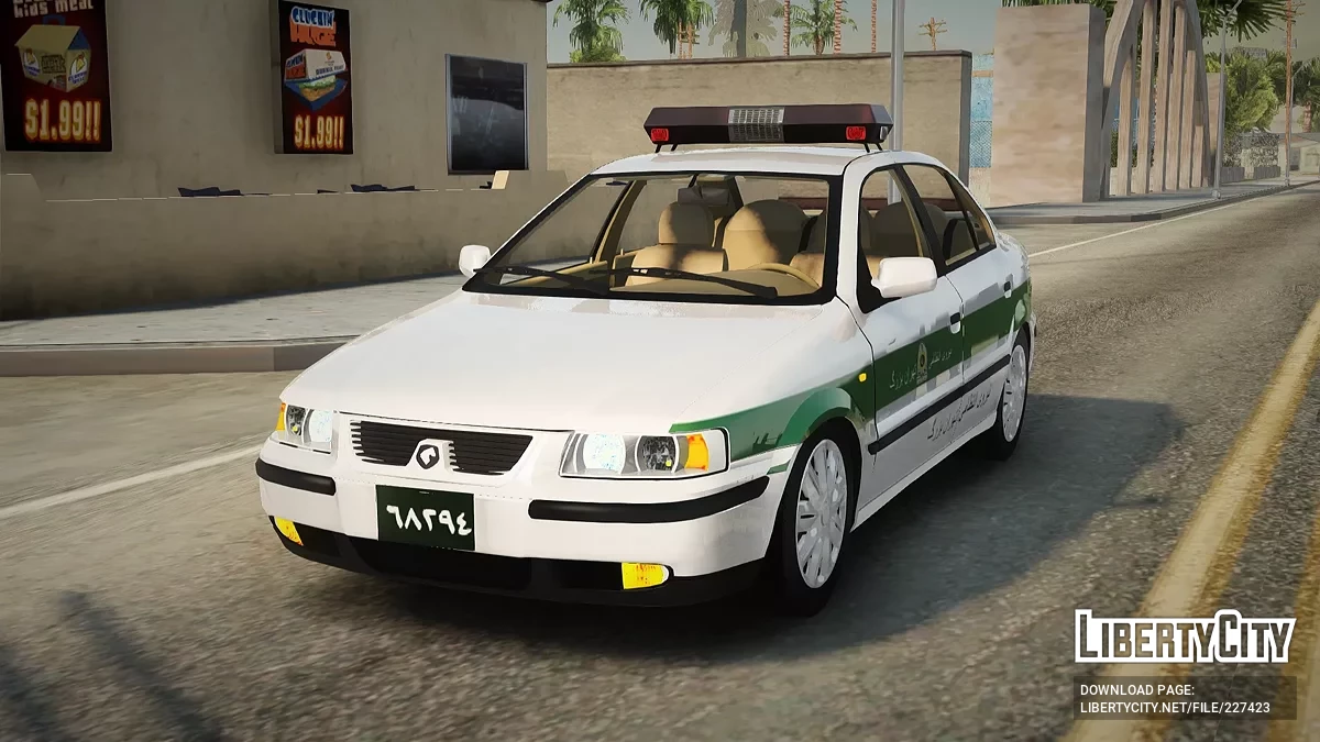 Samand X7 Police Irani / GTA San Andreas