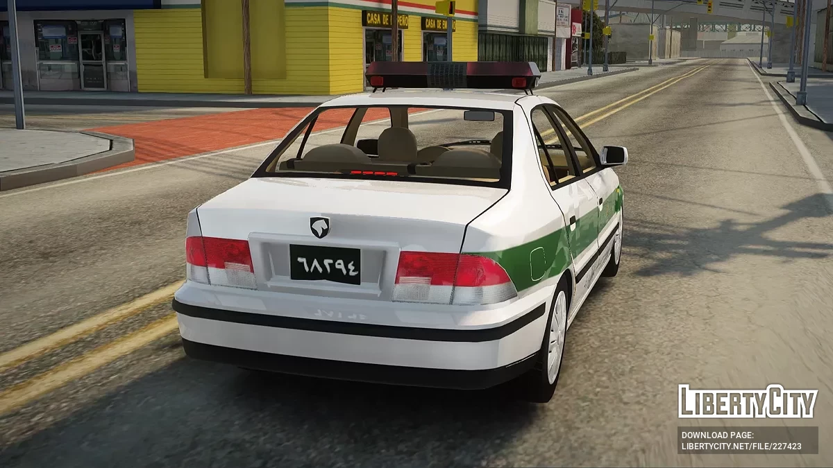 Samand X7 Police Irani / GTA San Andreas