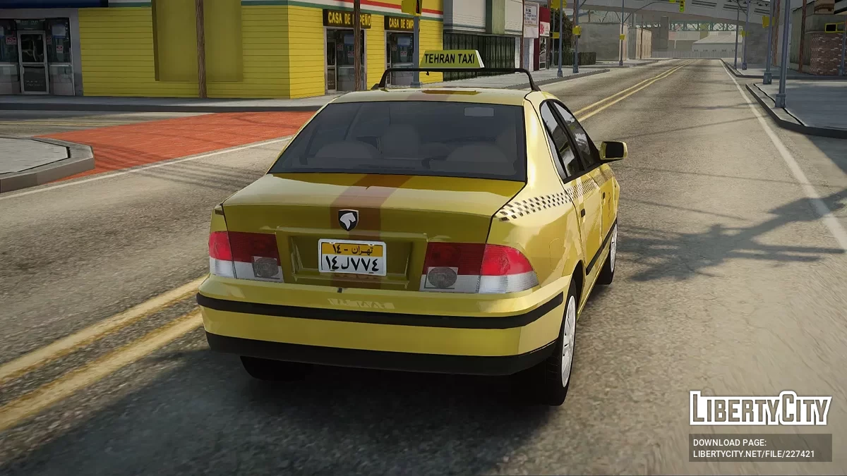 Samand X7 Taxi Classic / GTA San Andreas