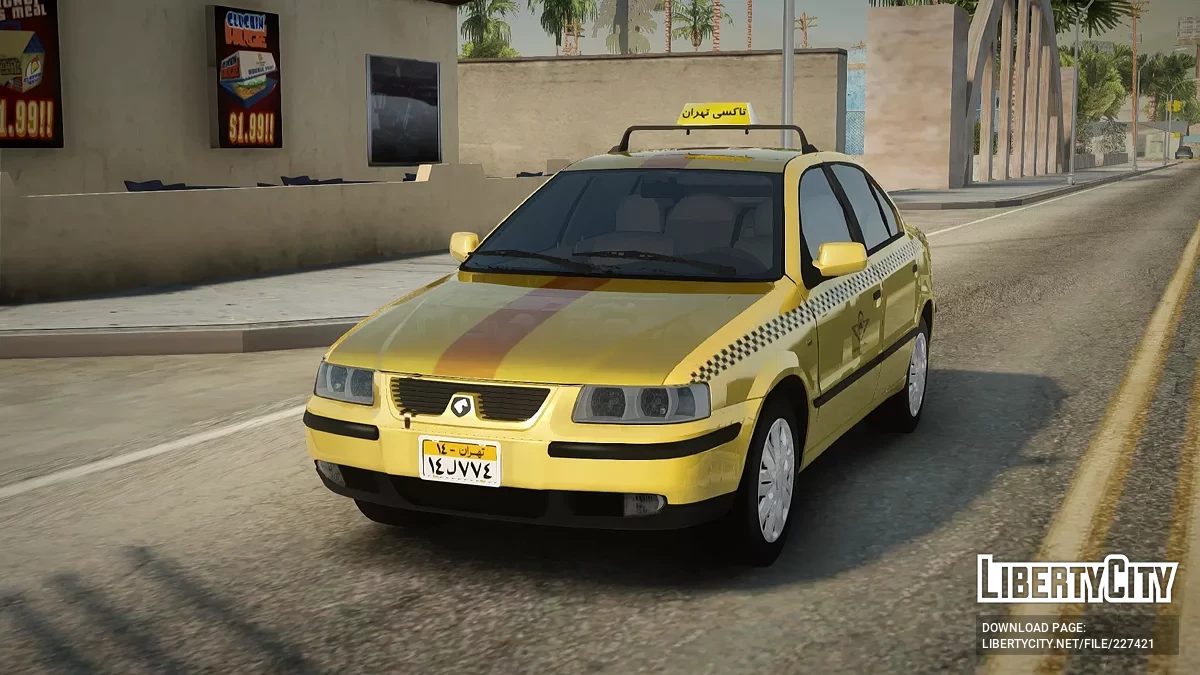 Samand X7 Taxi Classic / GTA San Andreas