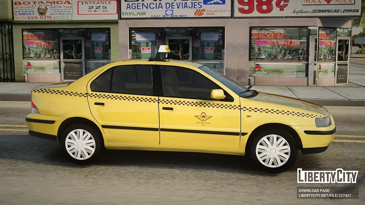 Samand X7 Taxi Classic / GTA San Andreas