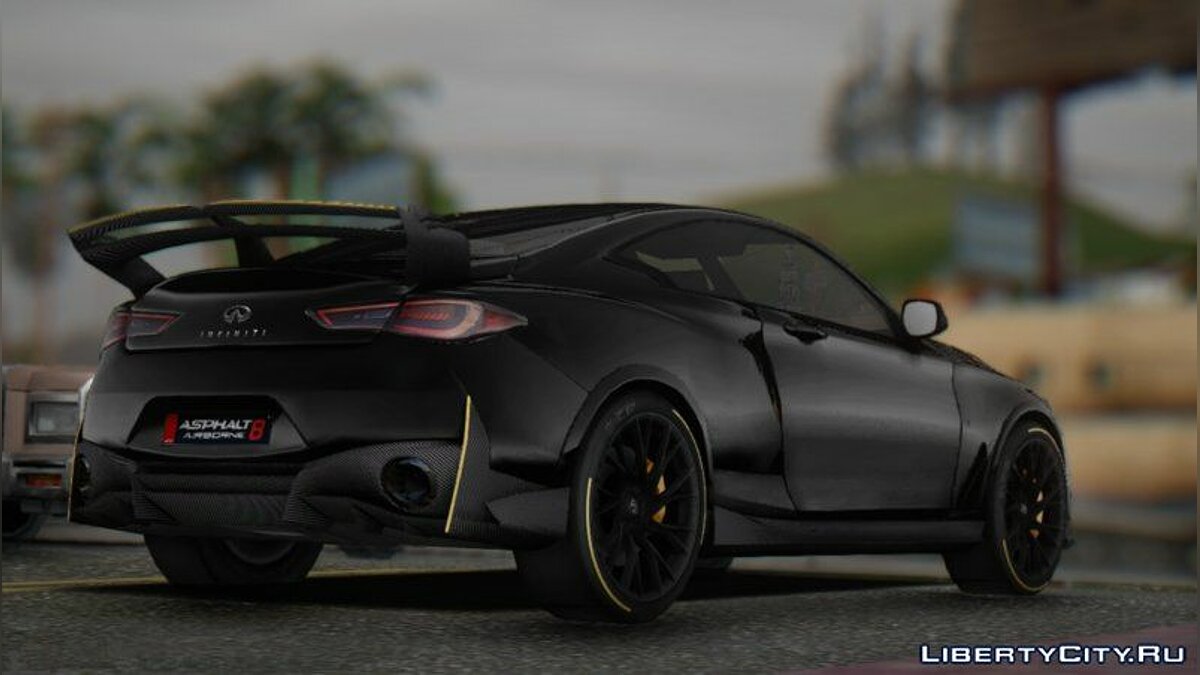2018 Infiniti Q60 Project Black S для GTA San Andreas - Картинка #4