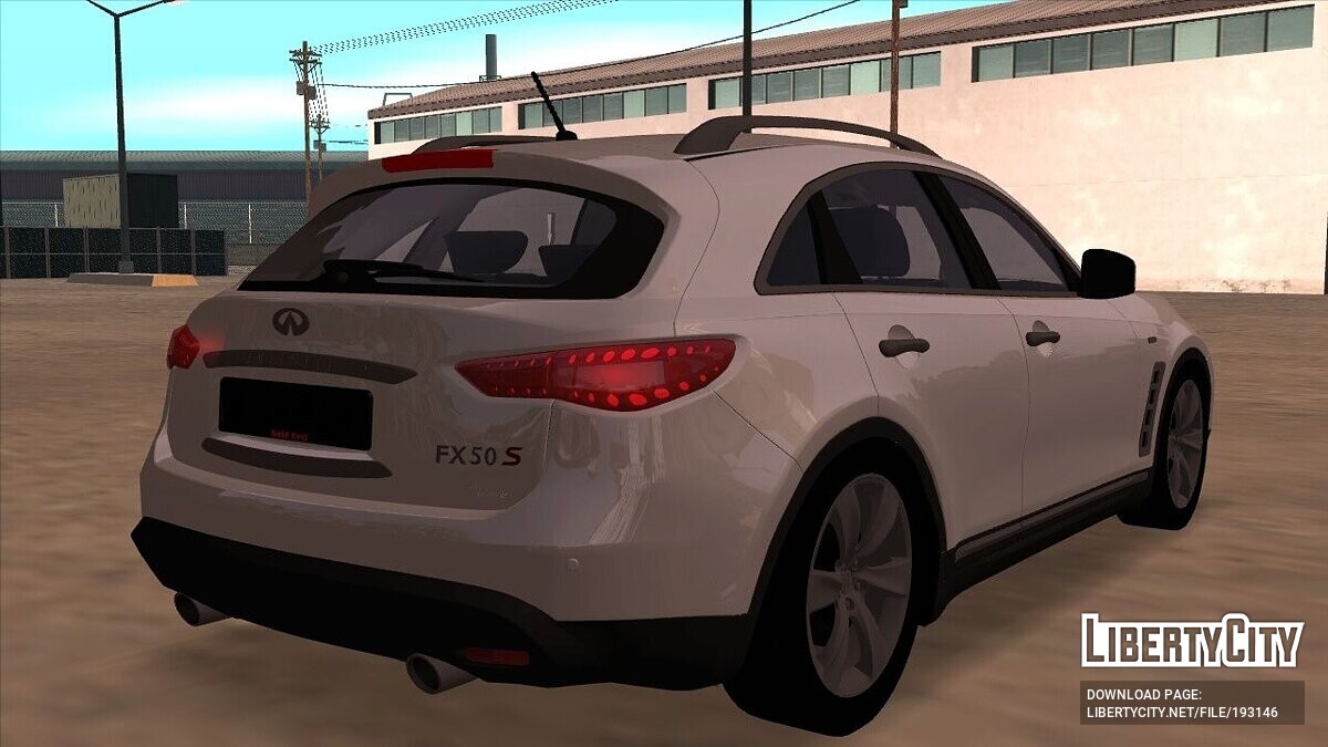 Скачать Infiniti FX50 + CCD для GTA San Andreas