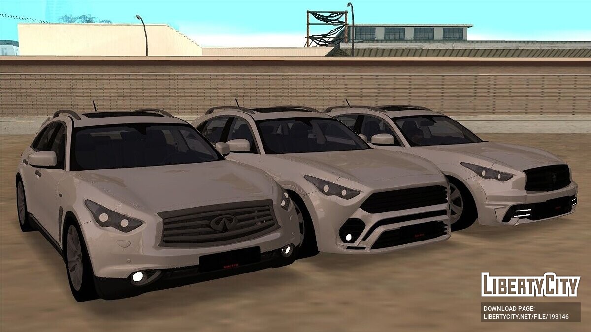 Скачать Infiniti FX50 + CCD для GTA San Andreas