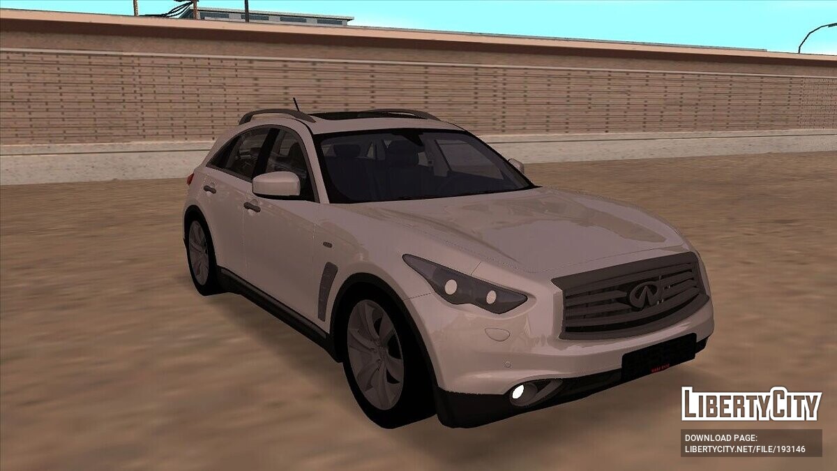 Скачать Infiniti FX50 + CCD для GTA San Andreas