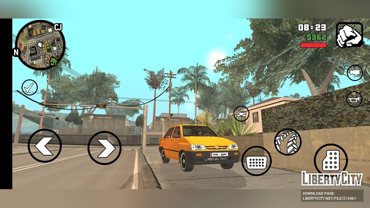 Saipa Saba 2012 / GTA San Andreas (iOS, Android)