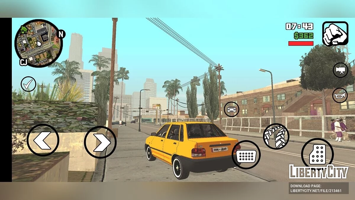 Saipa Saba 2012 / GTA San Andreas (iOS, Android)