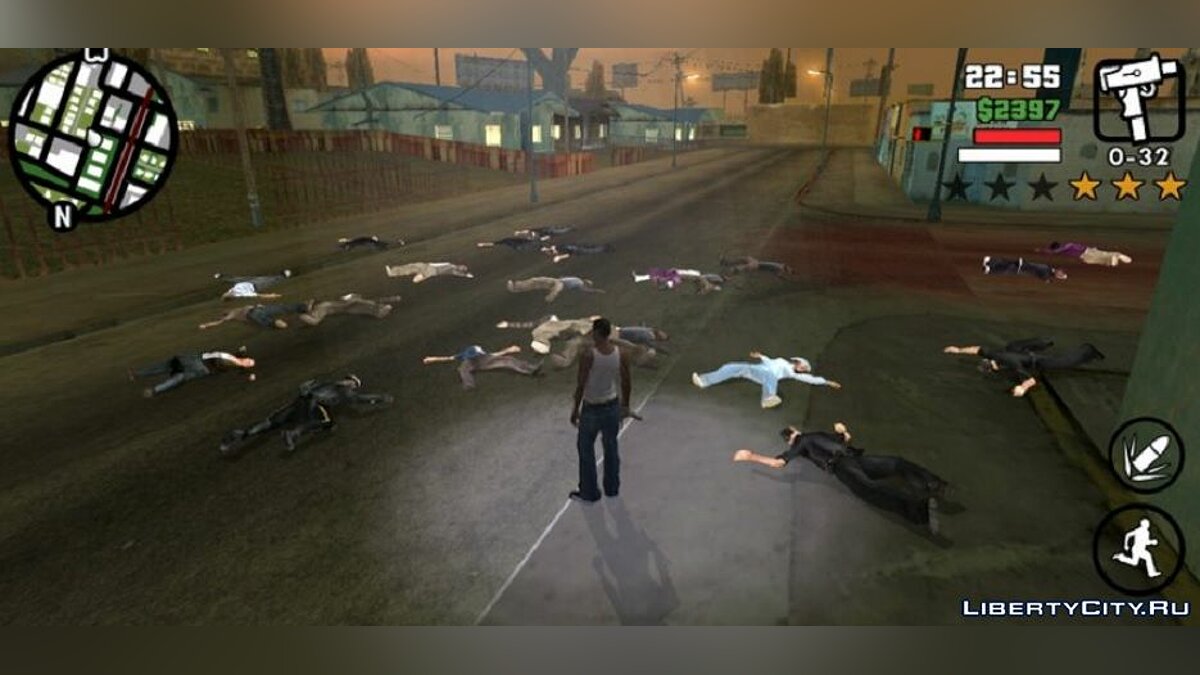 Трупы людей не исчезают для GTA San Andreas (iOS, Android) - Картинка #3