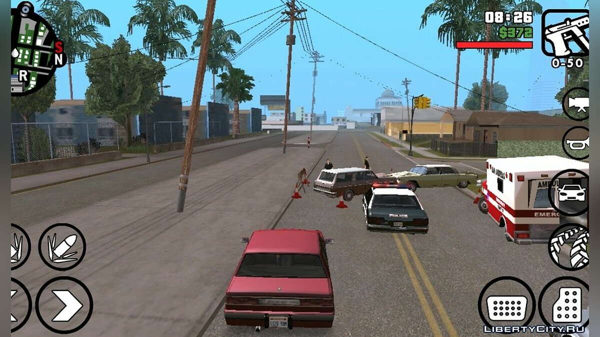 Road Accidents (Android) for GTA San Andreas (iOS, Android) - Картинка #1