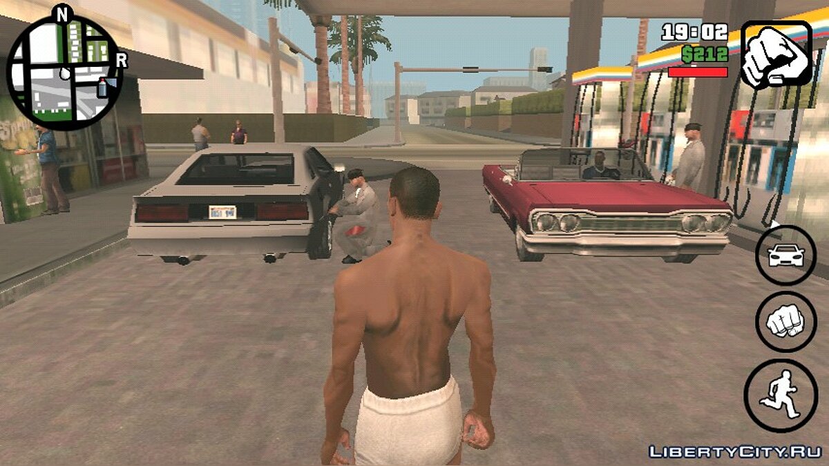 Скачать Оживлённая заправка в Лос Сантос (For Android) для GTA San Andreas  (iOS, Android)