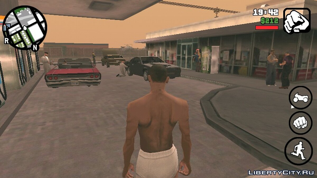 Скачать Оживлённая заправка в Лос Сантос (For Android) для GTA San Andreas  (iOS, Android)