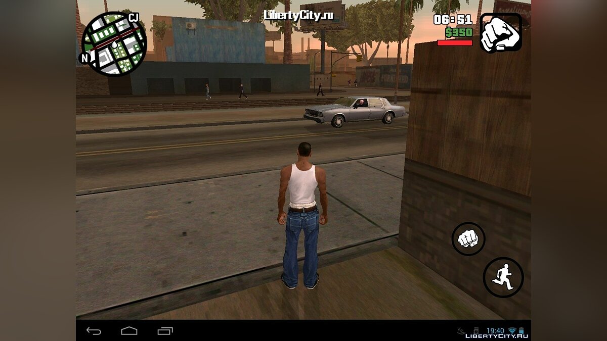 Скачать Надпись вверху(Android) для GTA San Andreas (iOS, Android)