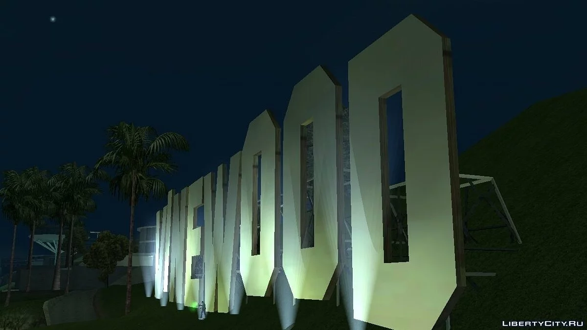 Прожекторы для Vinewood'a / GTA San Andreas (iOS, Android)