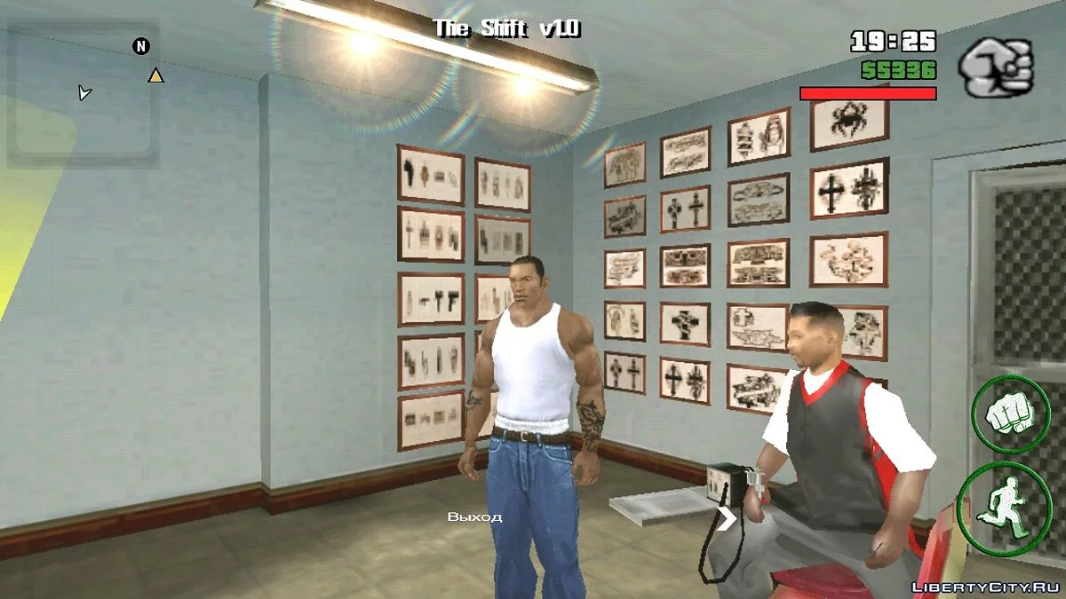 Все открытые салоны (тату, парикмахерская...) / GTA San Andreas (iOS, Android)