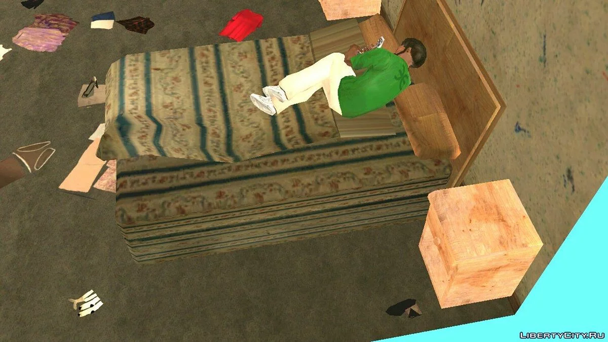 Домик в гетто для CJ / GTA San Andreas (iOS, Android)