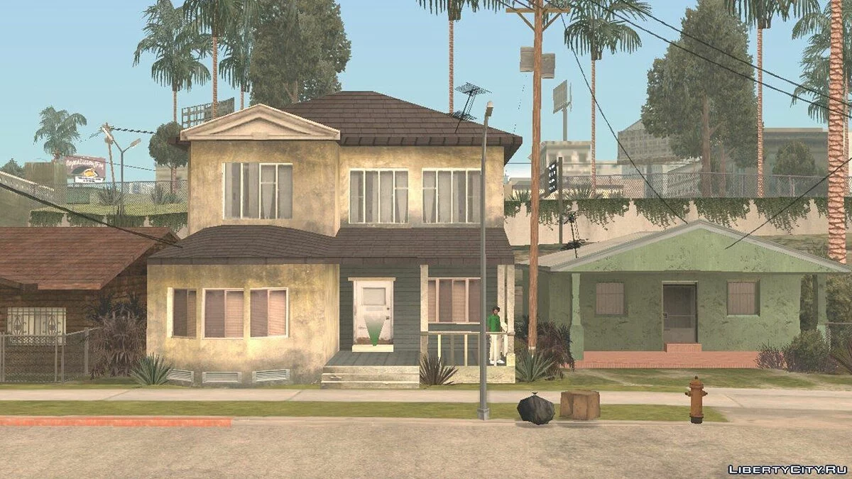 Домик в гетто для CJ / GTA San Andreas (iOS, Android)