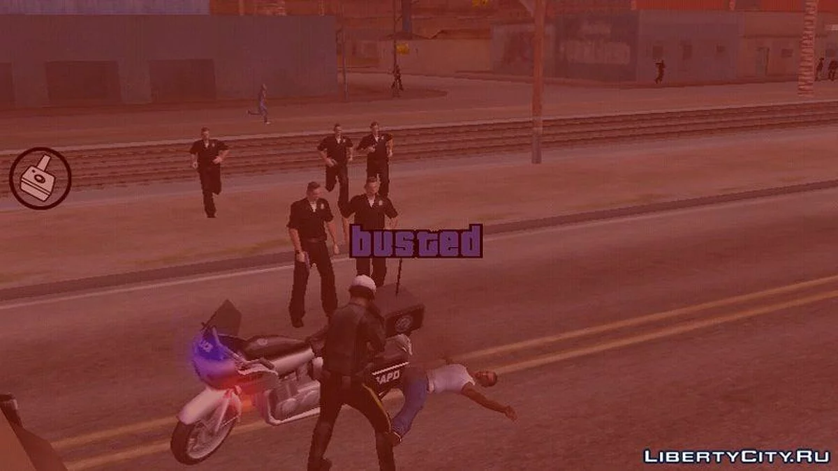 GTA V Wasted/Busted Screen For Android / GTA San Andreas (iOS, Android)