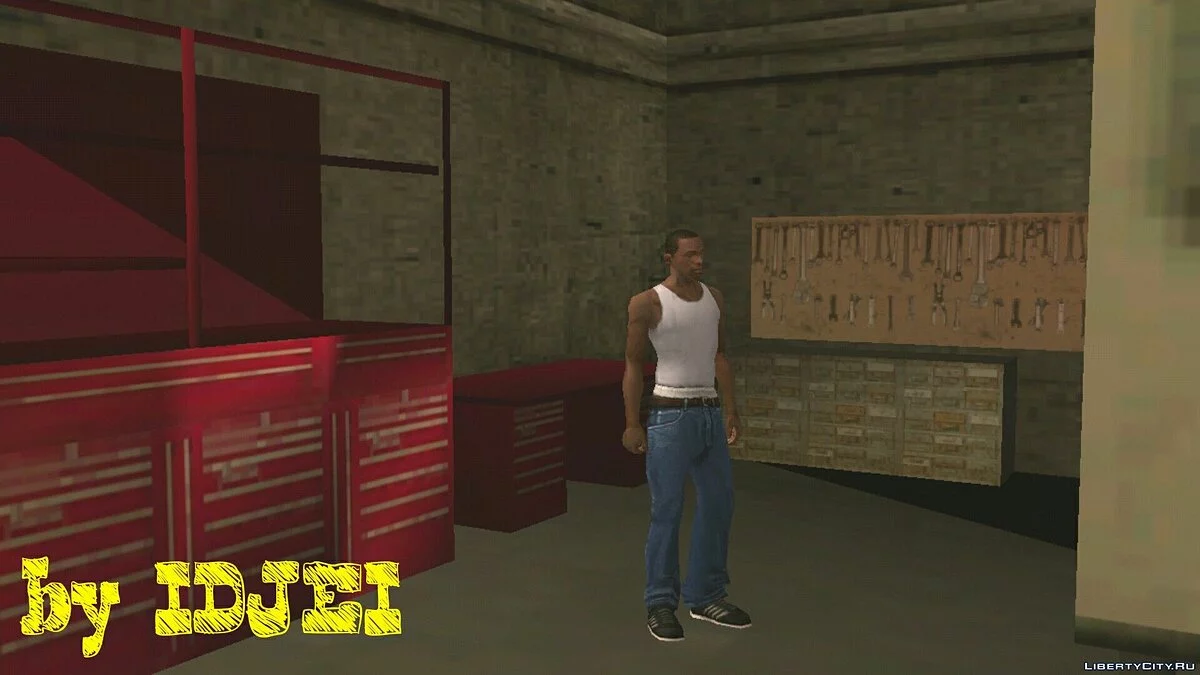 Гараж аэрографии в LS / GTA San Andreas (iOS, Android)