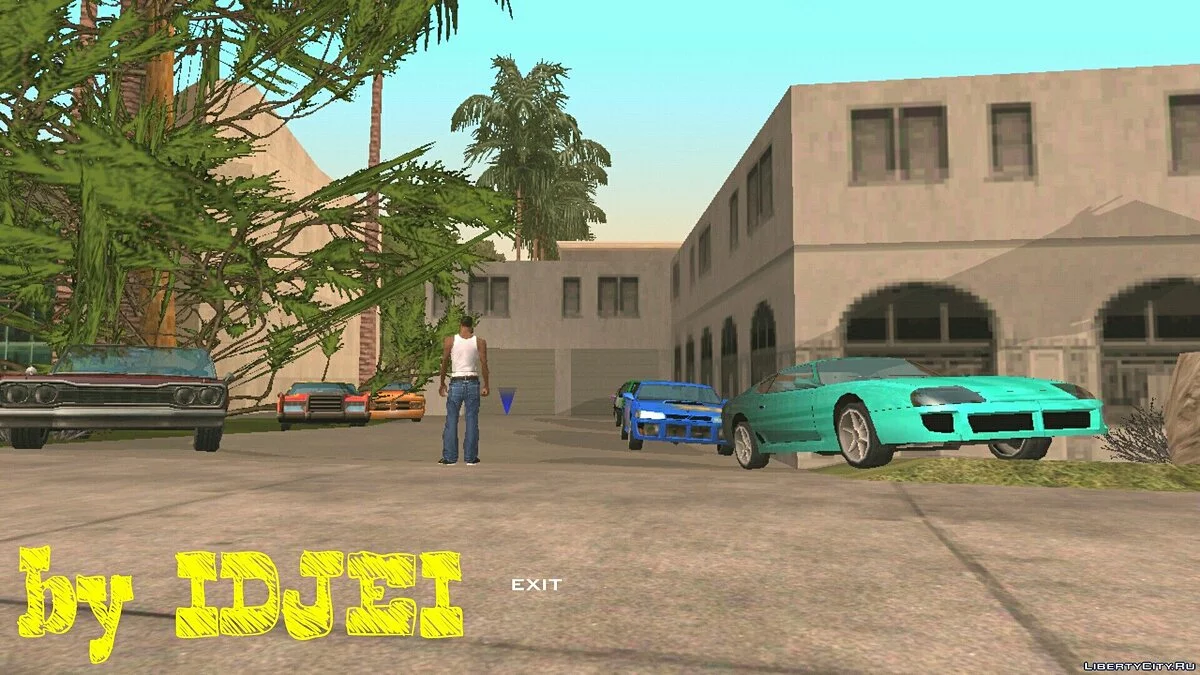 Гараж аэрографии в LS / GTA San Andreas (iOS, Android)