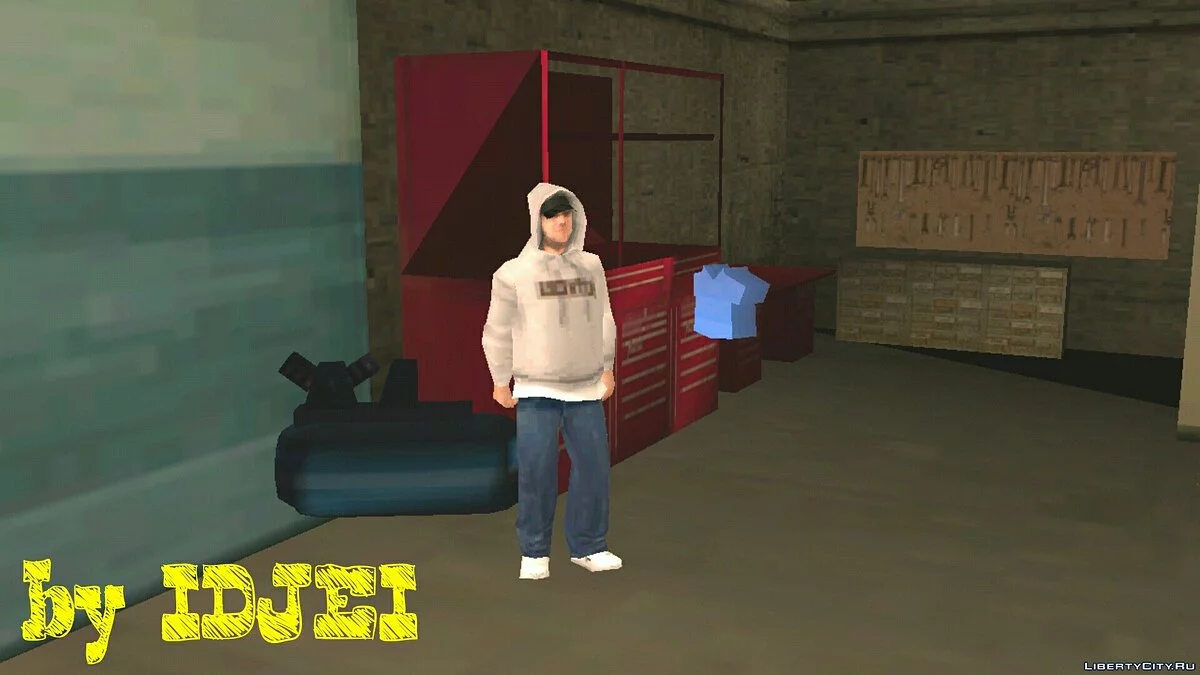 Гараж аэрографии в LS / GTA San Andreas (iOS, Android)