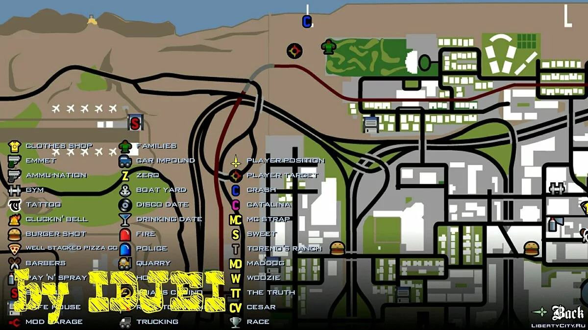 Гидробаза друга Смоука / GTA San Andreas (iOS, Android)