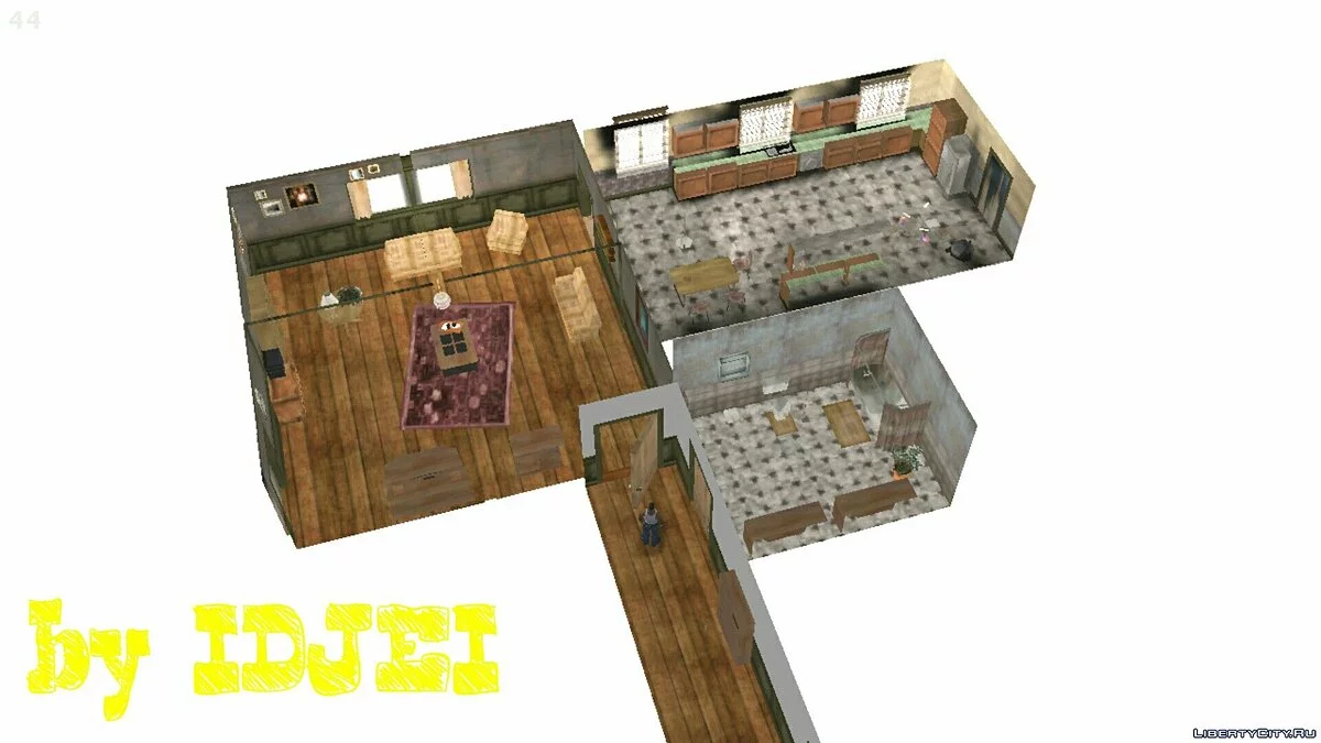 Интерьеры из катсцены 1.0 / GTA San Andreas (iOS, Android)
