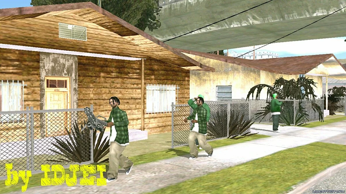 Новые оружия банд / GTA San Andreas (iOS, Android)