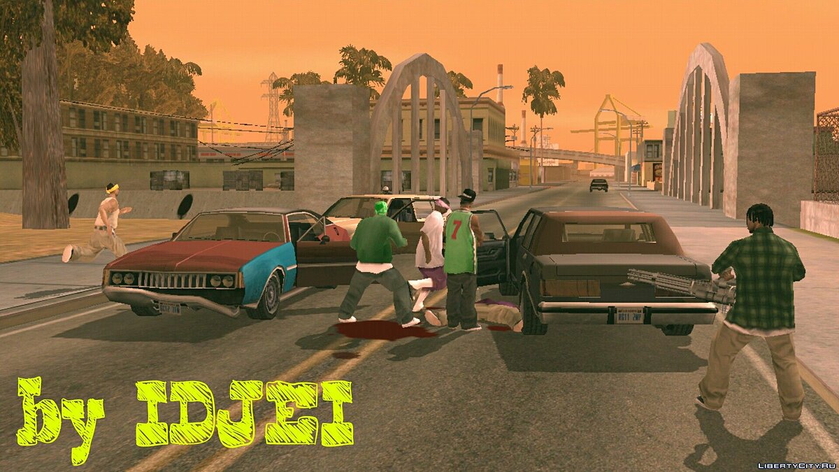 Скачать Новые оружия банд для GTA San Andreas (iOS, Android)