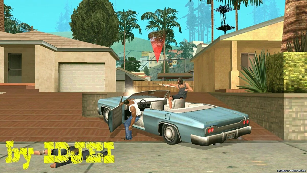 Охота бомжей за CJ / GTA San Andreas (iOS, Android)