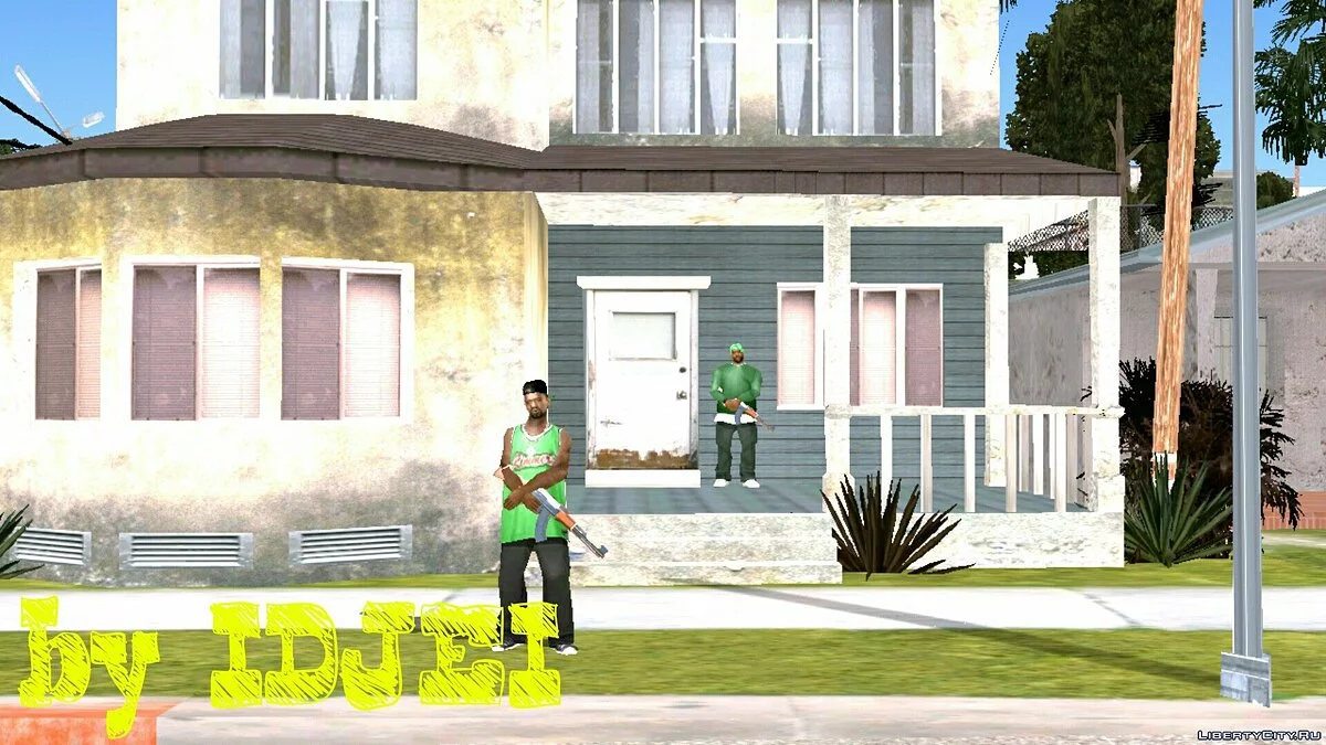Охрана братков на Grove Street / GTA San Andreas (iOS, Android)