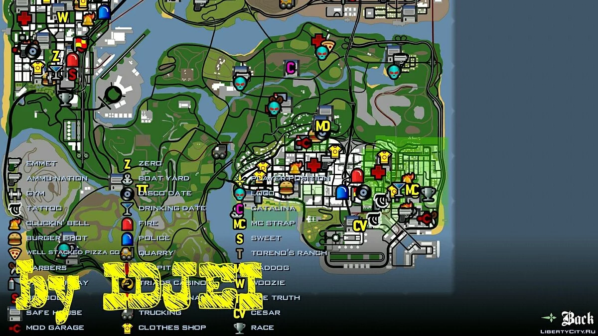 Психи в деревнях San Andreas / GTA San Andreas (iOS, Android)