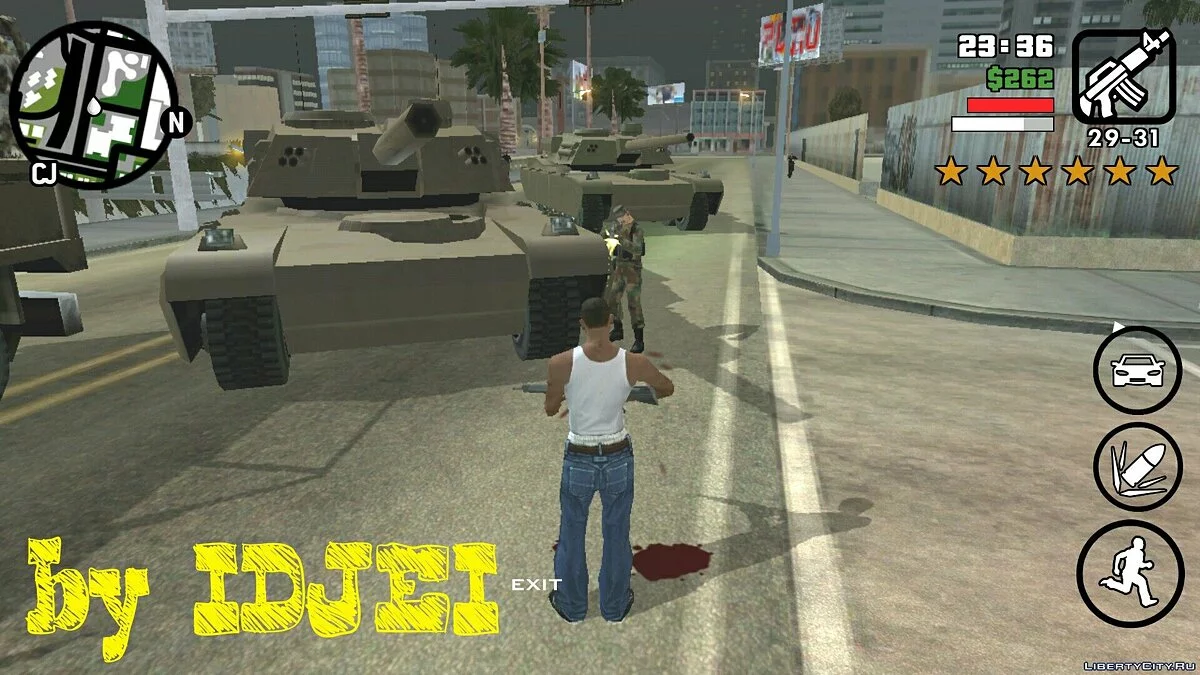 Пульсатор Xp и Armor  / GTA San Andreas (iOS, Android)