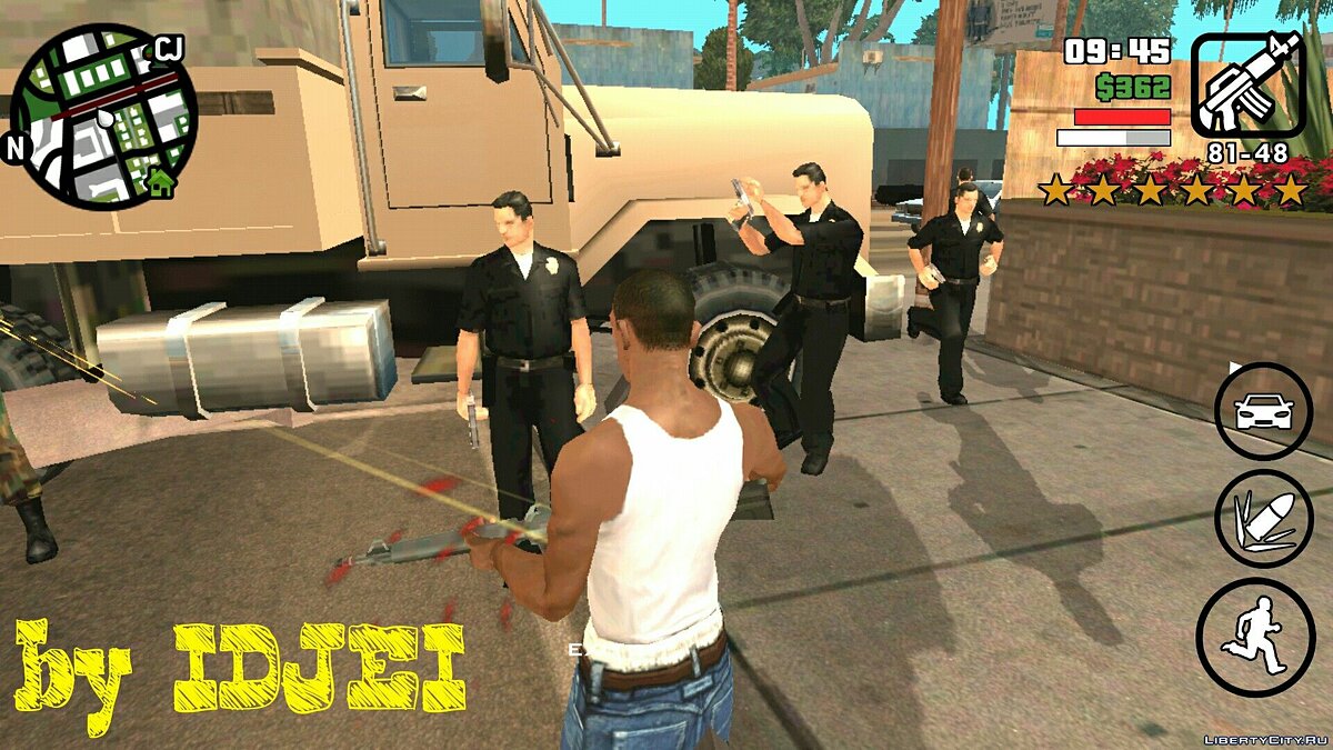 Скачать Пульсатор Xp и Armor для GTA San Andreas (iOS, Android)