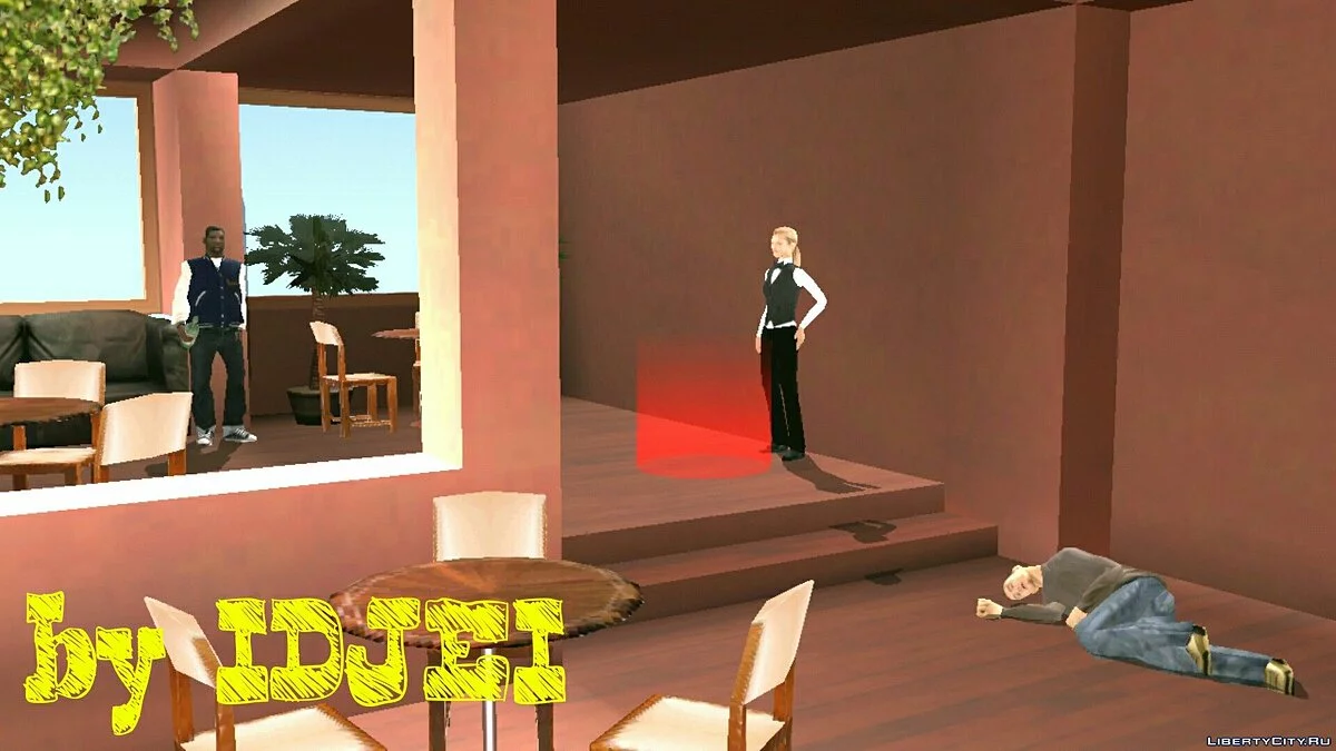 Ресторан в районе Вёрдант-Блаффс / GTA San Andreas (iOS, Android)