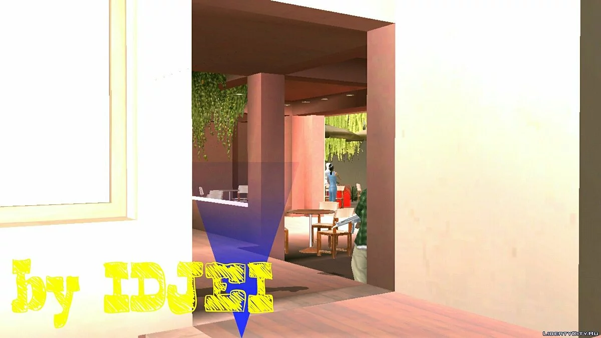 Ресторан в районе Вёрдант-Блаффс / GTA San Andreas (iOS, Android)
