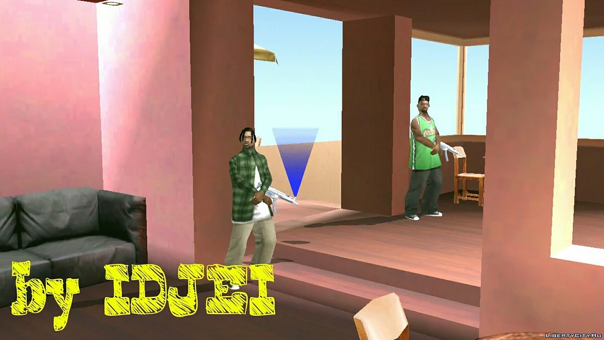 Ресторан в районе Вёрдант-Блаффс / GTA San Andreas (iOS, Android)