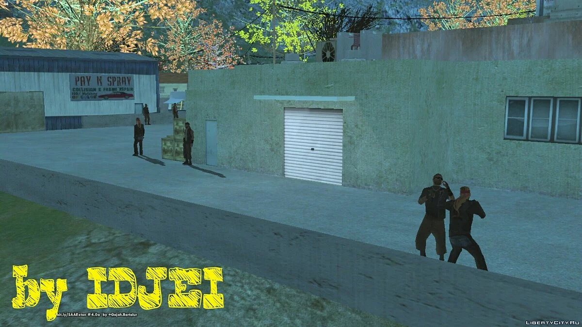 База байкеров в Диллимор / GTA San Andreas (iOS, Android)